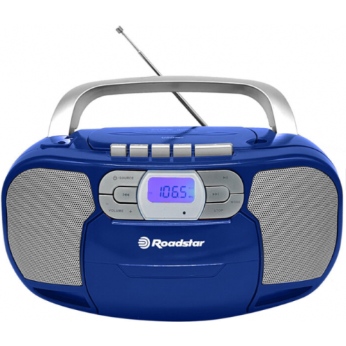 ROADSTAR RCR-4635UMP/BL Φορητό Ηχοσύστημα  με CD / MP3 /USB / Ραδιόφωνο / Κασετόφωνο Μπλε 0033291
