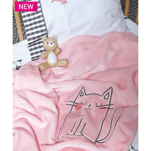 KENTIA Kitty Cat Κουβέρτα Αγκαλιάς Velour Fleece 0033412