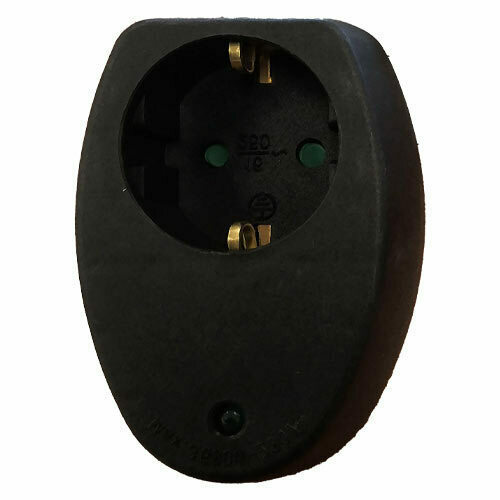 LAMTECH LAM023800 Αντάπτορας ρεύματος με προστασία υπέρτασης Μαύρος 0033733