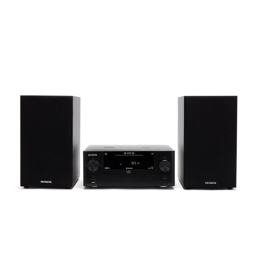 AIWA MSBTU-500 Ηχοσύστημα 2.0 50W με CD / Digital Media Player και Bluetooth Μαύρο 0033736