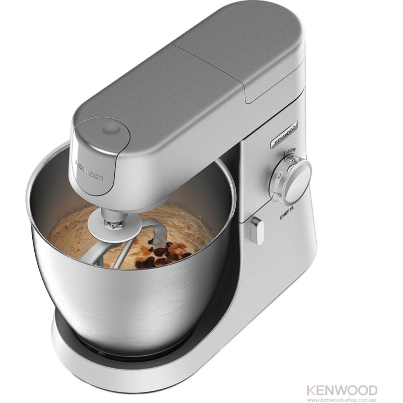 KENWOOD KVL4140S Chef XL Κουζινομηχανή 1200W με Ανοξείδωτο Κάδο 6.7lt 0034041
