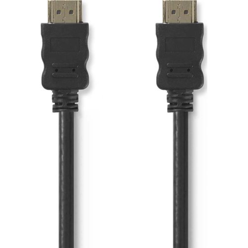 NEDIS CVGT34000BK05 Καλώδιο HDMI αρσ. - HDMI αρσ. 0.5m με επίχρυσες επαφές 0034230