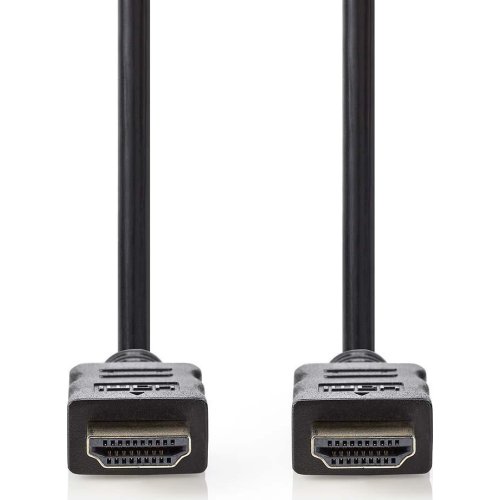 NEDIS CVGT34000BK05 Καλώδιο HDMI αρσ. - HDMI αρσ. 0.5m με επίχρυσες επαφές 0034230