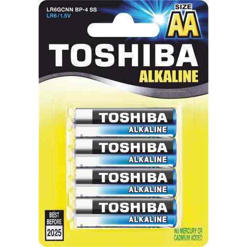 TOSHIBA LR6GCP BP-4 2A Αλκαλικές Μπαταρίες (T-0152650) 0034245