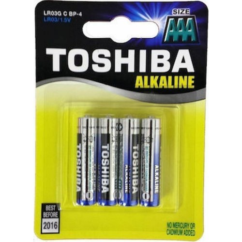 TOSHIBA LR03GCP BP-4 3A Αλκαλικές Μπαταρίες (T-0152648) 0034246