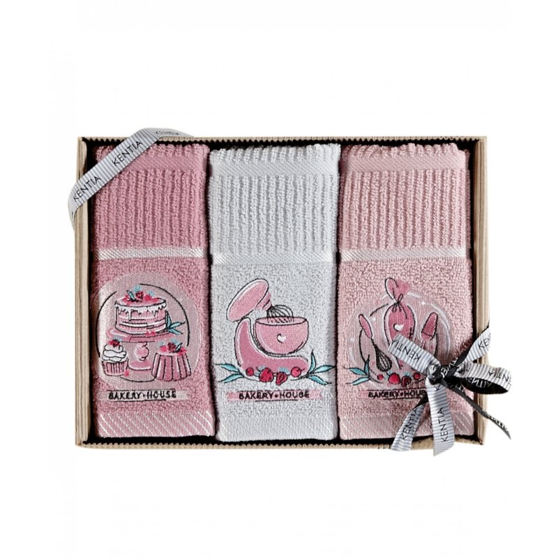 KENTIA Regalo 233 Πετσέτες Κουζίνας Σετ 3 Τεμ 0034803 KENTIA Regalo 233 Πετσέτες Κουζίνας Σετ 3 Τεμ 0034803