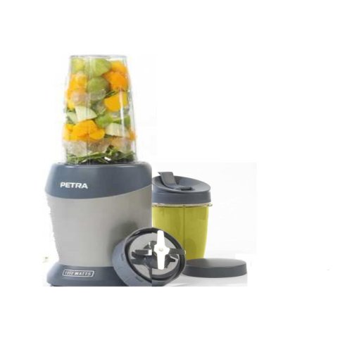 PETRA Electric PT-2002 Μπλέντερ για Smoothies 1lt 1000W Γκρι 0035252