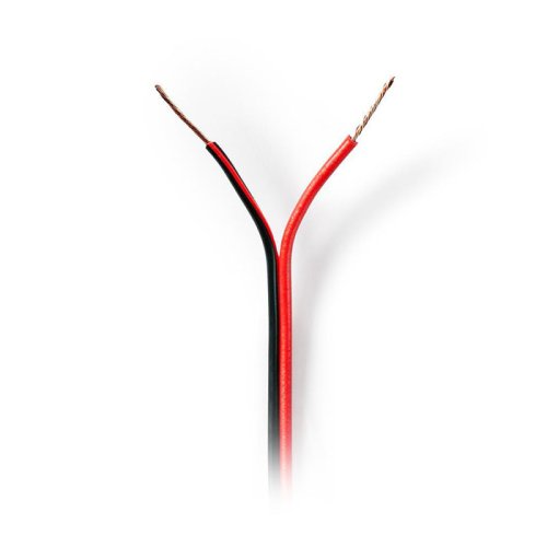 NEDIS CAGW0500BK1000 Καλώδιο ηχείων 2x 0,50 mm² σε κουλούρα 100m 0035363