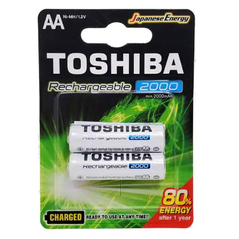 TOSHIBA TNH-6GME Επαναφορτιζόμενες Μπαταρίες AA Ni-MH 2000mAh 1.2V 2τμχ 0035510 TOSHIBA TNH-6GME Επαναφορτιζόμενες Μπαταρίες AA Ni-MH 2000mAh 1.2V 2τμχ 0035510