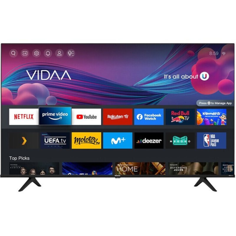 HISENSE H55A6BG Smart Τηλεόραση 55 HISENSE H55A6BG Smart Τηλεόραση 55