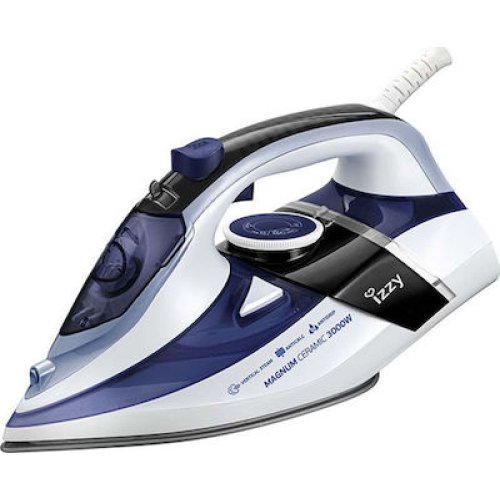 IZZY Magnum Ceramic 2091 Σίδερο Ατμού 3000W Blue/White 0035941