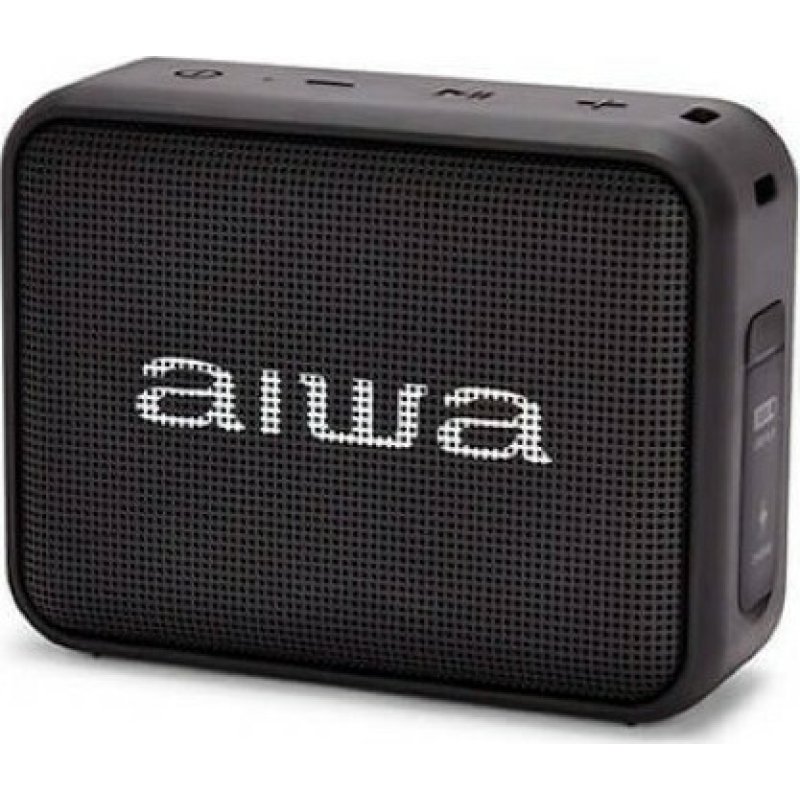 AIWA BS-200BK Φορητό Ηχείο Bluetooth 6W με Ραδιόφωνο Μαύρο 0035966