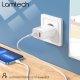 LAMTECH LAM023527 Φορτιστής Χωρίς Καλώδιο με Θύρα USB-A και Θύρα USB-C 20W Quick Charge 3.0 / Power Delivery Λευκός 0035980 LAMTECH LAM023527 Φορτιστής Χωρίς Καλώδιο με Θύρα USB-A και Θύρα USB-C 20W Quick Charge 3.0 / Power Delivery Λευκός 0035980