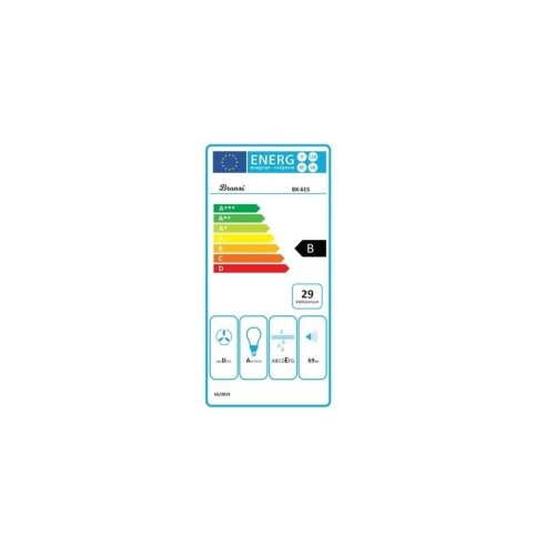 BRONXI BX-615 Συρόμενος Απορροφητήρας 60cm Inox 0036124