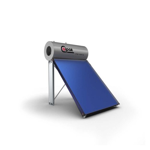 CALPAK PRISMA P-160lt Ηλιακός Θερμοσίφωνας Διπλής Ενέργειας 2m2 με Βάση Ταράτσας 0036260
