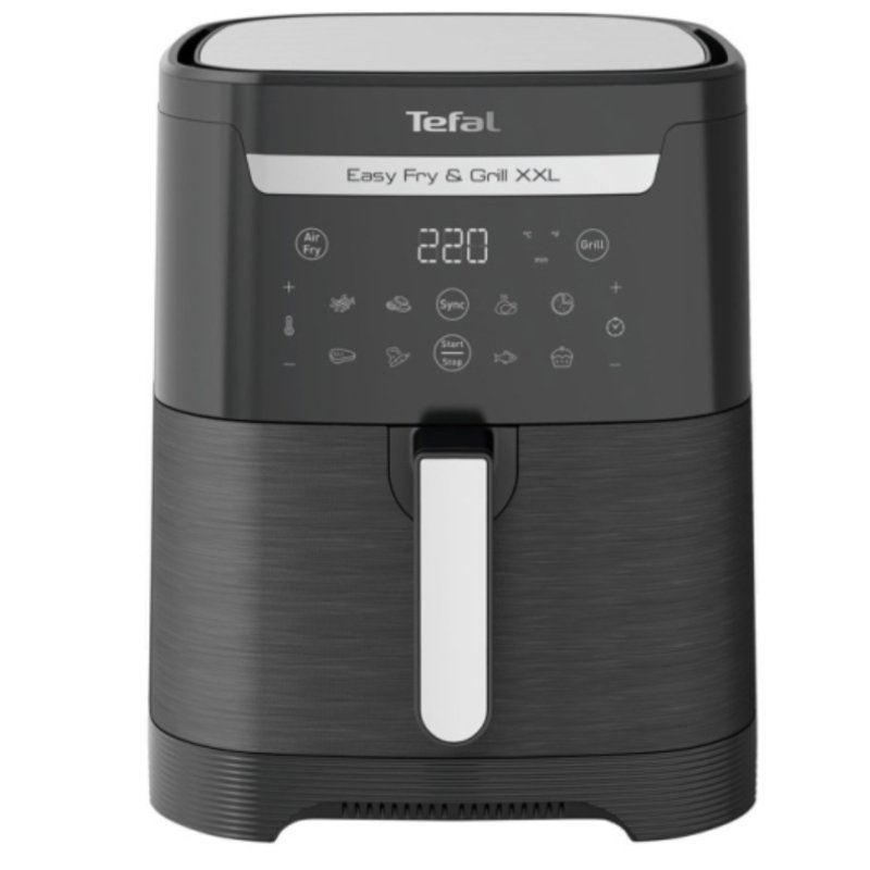 TEFAL EY8018 Easy Fry & Grill XXL Μαύρο Φριτέζα Αέρος 6.5lt με Αποσπώμενο Κάδο 0036543 TEFAL EY8018 Easy Fry & Grill XXL Μαύρο Φριτέζα Αέρος 6.5lt με Αποσπώμενο Κάδο 0036543
