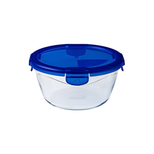 PYREX 288P Cook & Go Δοχείο Φαγητού Γυάλινο Μπλε Κατάλληλο για Φούρνο Μικροκυμάτων 1600ml 0037168