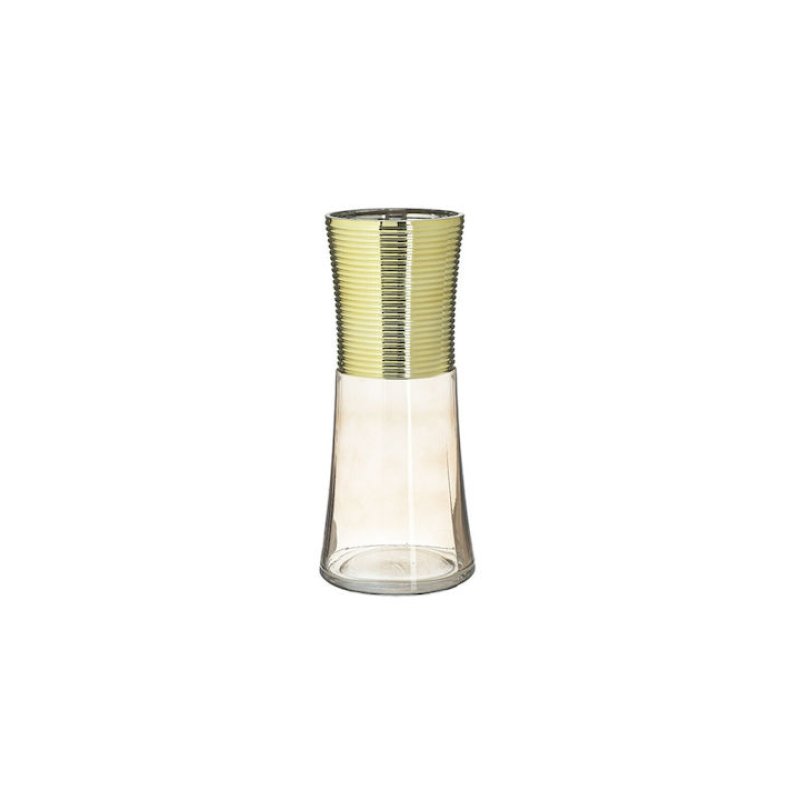 INART 3-70-151-0604 Βάζο Γυάλινο Mώβ Χρυσό 13χ30 0037378 INART 3-70-151-0604 Βάζο Γυάλινο Mώβ Χρυσό 13χ30 0037378