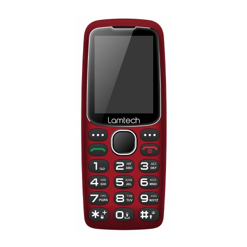 LAMTECH LAM113164 MOBILE PHONE 2.4' GR DUAL SIM TINY L II ΚΟΚΚΙΝΟ 0037430