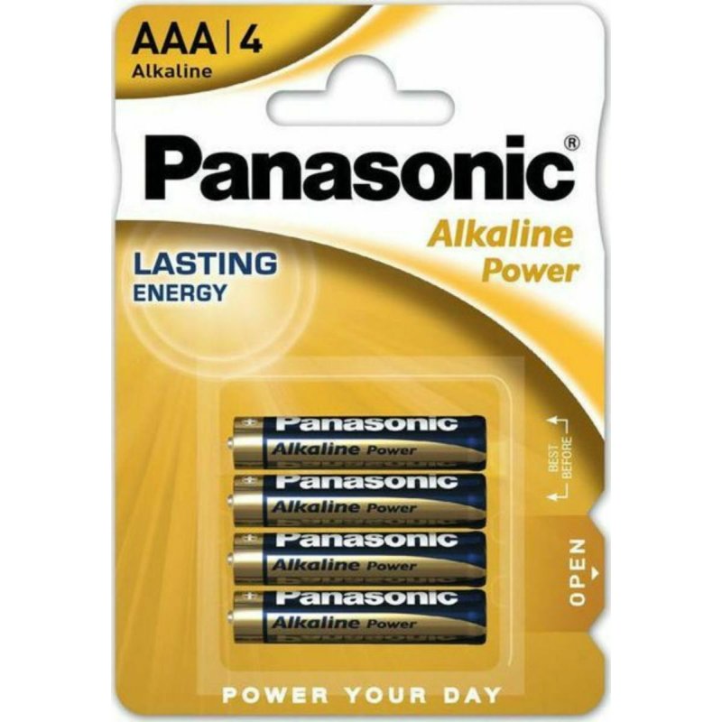 Panasonic LR03APB/4BP Alkaline Power Μπαταρίες AAA 1.5V 4τμχ 0037618 Panasonic LR03APB/4BP Alkaline Power Μπαταρίες AAA 1.5V 4τμχ 0037618
