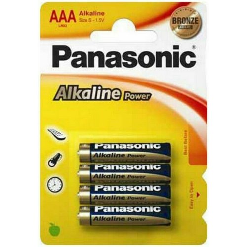Panasonic LR03APB/4BP Alkaline Power Μπαταρίες AAA 1.5V 4τμχ 0037618