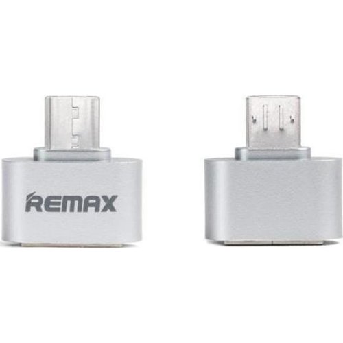 REMAX RA-OTG Μετατροπέας micro USB male σε USB-A female Ασημί 0037719