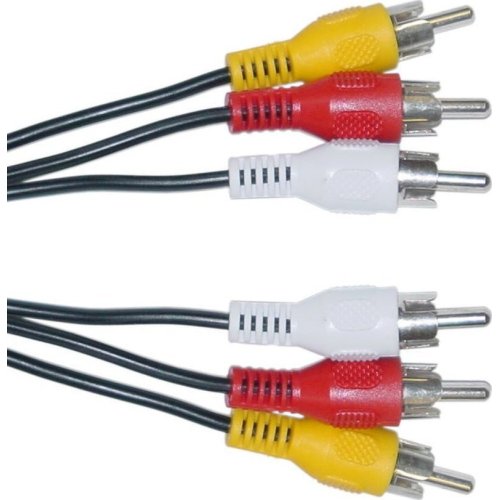 POWERTECH CAB-R004  Cable 3x RCA male - 3x RCA male 1.5m 0037907