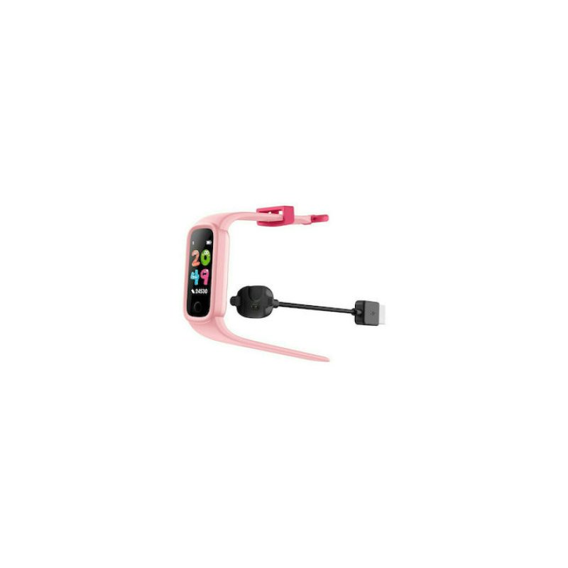 Kiddoboo KR01PNK Smart Band Παιδικό Smartwatch με Λουράκι από Καουτσούκ/Πλαστικό Ροζ 0037916 Kiddoboo KR01PNK Smart Band Παιδικό Smartwatch με Λουράκι από Καουτσούκ/Πλαστικό Ροζ 0037916