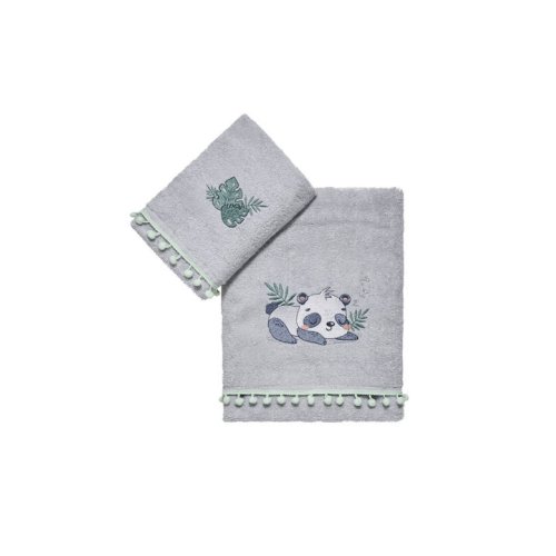 KENTIA Puffin Πετσέτες Σετ 2 Τεμ Σώματος Προσώπου (70Χ125)+(40Χ60) 0038059