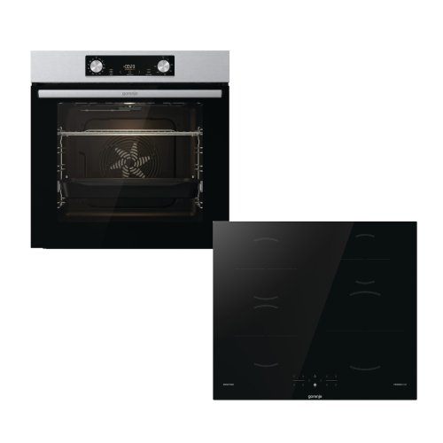 GORENJE BO6737E02X + GI641BSC Σετ Φούρνος Άνω Πάγκου με Επαγωγικές Εστίες 0038319