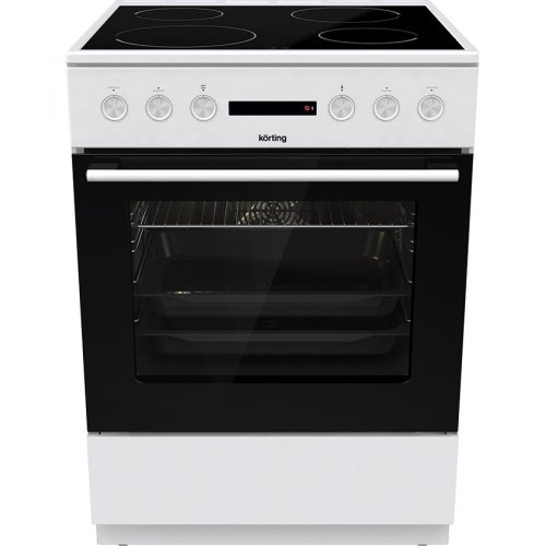 KORTING KEC6A60WG Κουζίνα 71lt με Κεραμικές Εστίες Π60εκ. Λευκή 0038321
