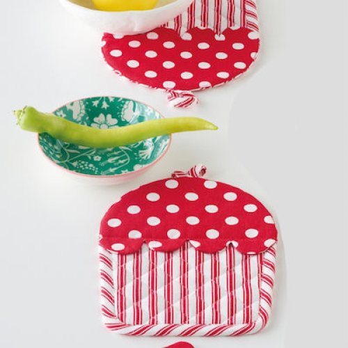 KENTIA Cupcake Σετ 2 Τεμ Πιάστρες Κουζίνας 2(17Χ25) 0038358