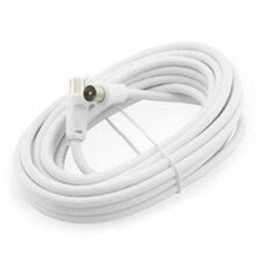 SBOX RF-5 Καλώδιο Κεραίας Coax male - Coax female Λευκό 5m 0039942