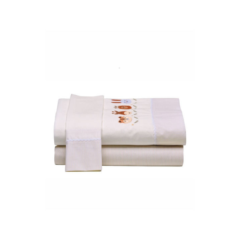 KENTIA Lorelai Σεντόνι Κούνιας Σετ 3 Τεμ 2(120Χ160)+(30Χ40) 0040003 KENTIA Lorelai Σεντόνι Κούνιας Σετ 3 Τεμ 2(120Χ160)+(30Χ40) 0040003