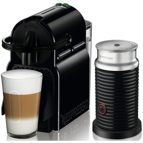 DELONGHI EN80.BAE Inissia & Aeroccino Καφετιέρα για Κάψουλες Nespresso Πίεσης 19bar με Αφρογαλιέρα Black 0040172