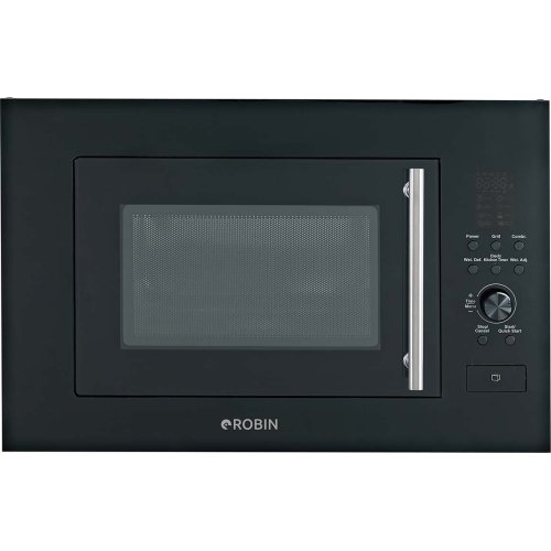 ROBIN CW-850 Εντοιχιζόμενος Φούρνος Μικροκυμάτων με Grill 25lt Μαύρος 0040175