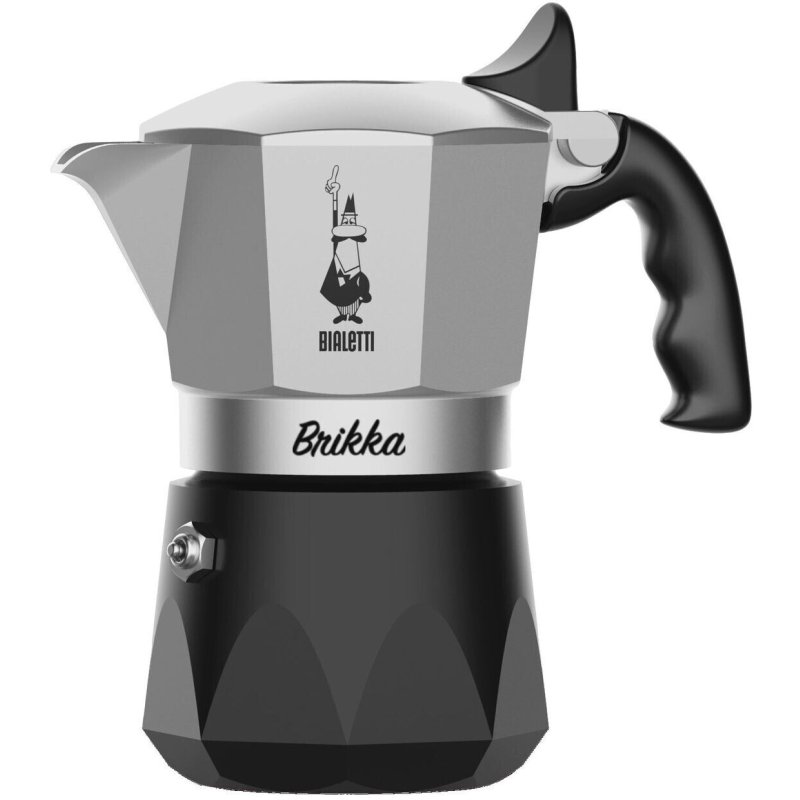 BIALETTI Brikka Silver (New Model 2023) Καφετιέρα με ΝΕΟ Μηχανισμό για Καϊμάκι 2 μερίδων (0007312) 0040336 BIALETTI Brikka Silver (New Model 2023) Καφετιέρα με ΝΕΟ Μηχανισμό για Καϊμάκι 2 μερίδων (0007312) 0040336