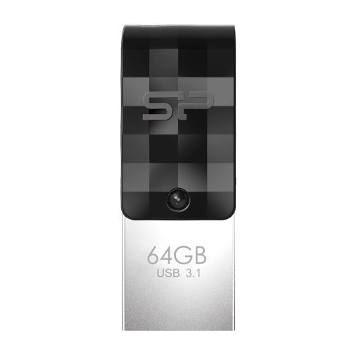 SILICON POWER Mobile C31 64GB USB 3.1 Stick με σύνδεση USB-A & USB-C Μαύρο 0040918