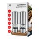 LIFE ARTIMATA 221-0407 Σετ 2 Επαναφορτιζόμενοι Ηλεκτρικοί τρίφτες Αλάτι & Πιπέρι σε ξύλινη βάση 0040930 LIFE ARTIMATA 221-0407 Σετ 2 Επαναφορτιζόμενοι Ηλεκτρικοί τρίφτες Αλάτι & Πιπέρι σε ξύλινη βάση 0040930