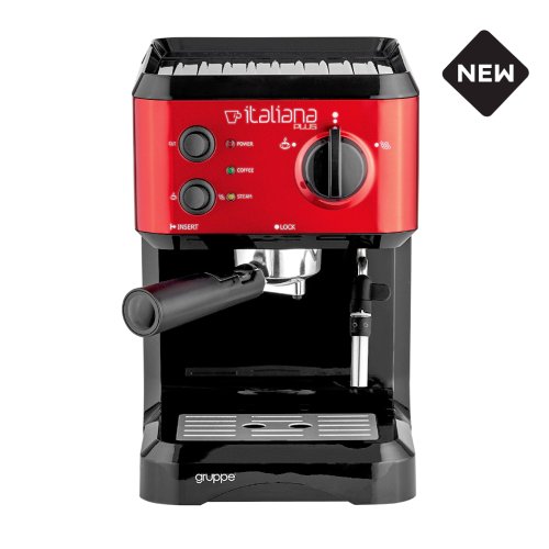 GRUPPE CM4677E-GS Italiana Plus Μηχανή Espresso Κόκκινο 0041069