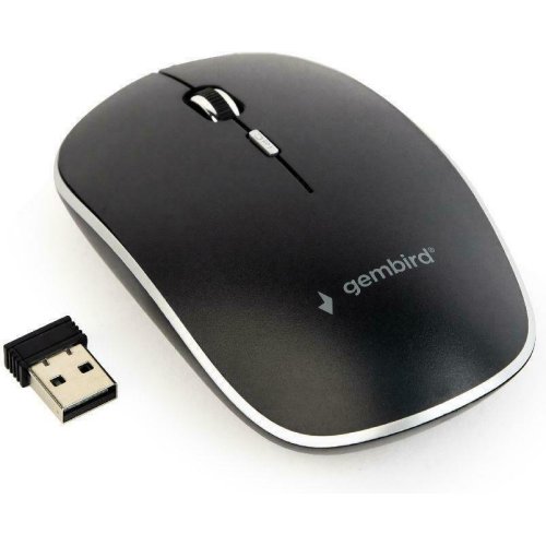 GEMBIRD MUSW-4BS-01 Ασύρματο Ποντίκι Μαύρο 0041070