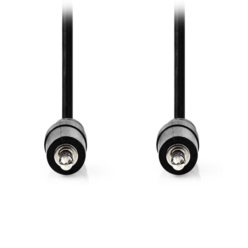 NEDIS CAGL22000BK20 Καλώδιο ήχου 3,5mm αρσ. Stereo - 3,5mm αρσ. Stereo, 2.00m Μαύρο 0041082 NEDIS CAGL22000BK20 Καλώδιο ήχου 3,5mm αρσ. Stereo - 3,5mm αρσ. Stereo, 2.00m Μαύρο 0041082