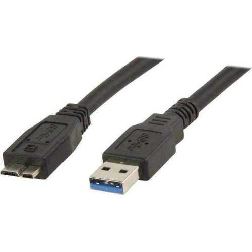 POWERTECH CAB-U004 Regular USB 3.0 to micro USB-B Cable Μαύρο 1.5m 0041334