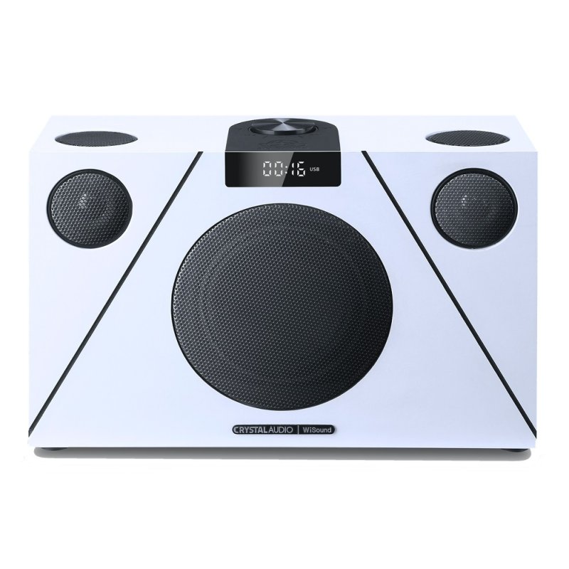 CRYSTAL AUDIO Ηχοσύστημα 6.1 3D-74 WiSound 100W με CD Player και Bluetooth Λευκό / Μαύρο 0041570 CRYSTAL AUDIO Ηχοσύστημα 6.1 3D-74 WiSound 100W με CD Player και Bluetooth Λευκό / Μαύρο 0041570