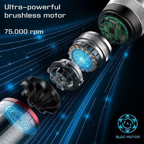 ROHNSON Mamba M3 Επαναφορτιζόμενο Σκουπάκι Χειρός 14.8V Γκρι 0041596