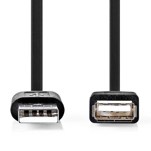 NEDIS CCGL60010BK20 Καλώδιο USB High-Speed Α αρσ. - USB A θηλ., 2.00m 0041603
