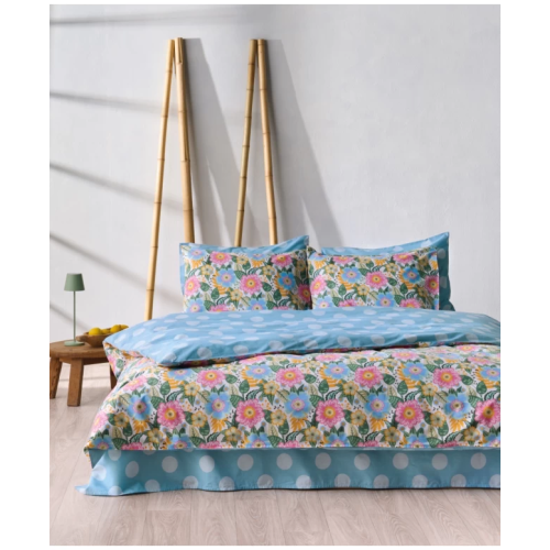 KENTIA Agnes Σεντόνι Ημίδιπλο Σετ 3 τμχ 2(190Χ270)+(50Χ70) 0041634