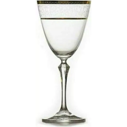 Bohemia Elisabeth  Ποτήρι Κρασιού από Κρύσταλλο 250ml Κολωνάτο S/6τμχ 0041701