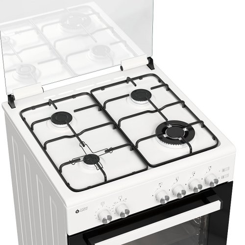 THERMOGATZ TGS 5021 WH Κουζίνα Υγραερίου 49lt με Εστίες Υγραερίου Π60εκ. Λευκή 0041710