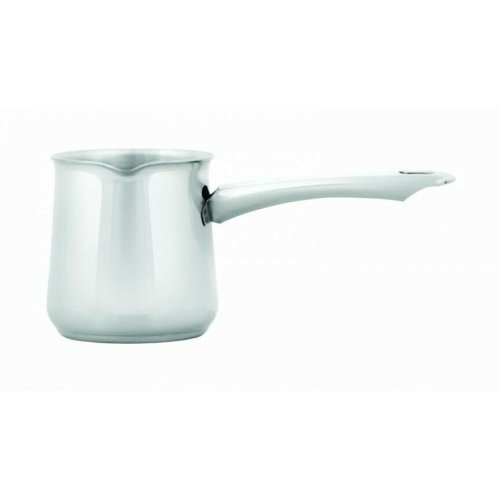 VIOMAR Inox Μπρίκι Επαγωγικό από Ανοξείδωτο Ατσάλι σε Ασημί Χρώμα 350ml 0041720